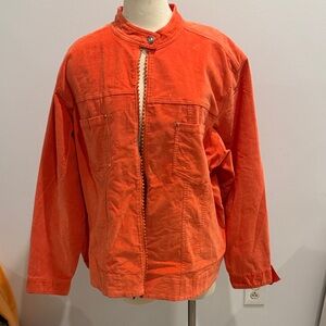 Quacker Factory Bright Orange Jacket